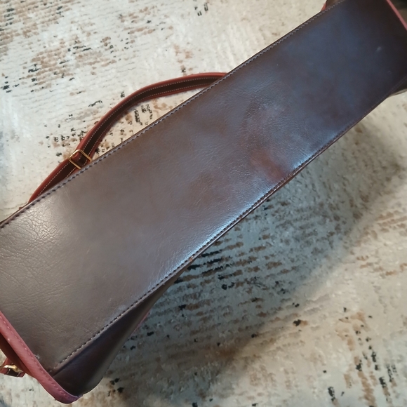 Vintage Diane VonFurstenberg Canvas & Leather Flap Opening Briefcase - Picture 7 of 13